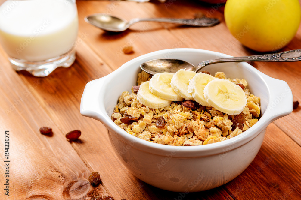 Muesli with banana Muesli with banana