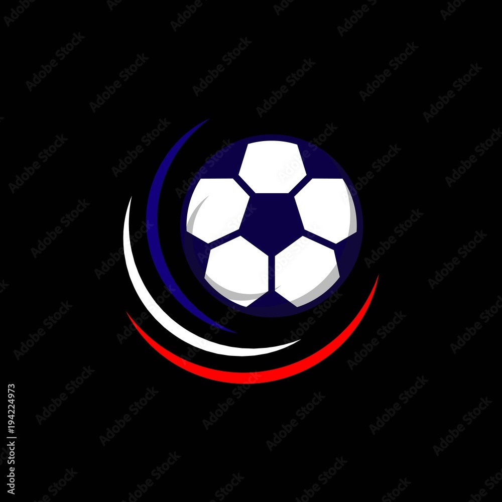 Obraz premium Football Vector Template Design