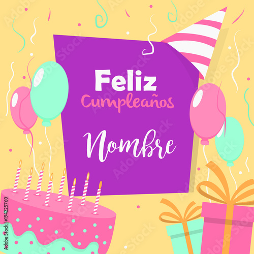 Tarjeta de Feliz Cumpleaños