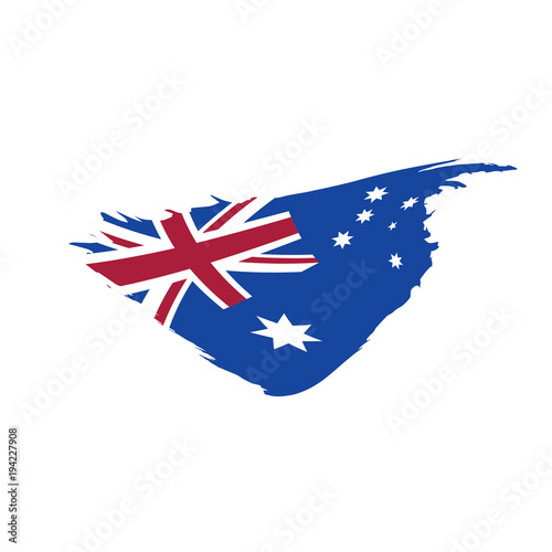 Australia flag  vector illustration