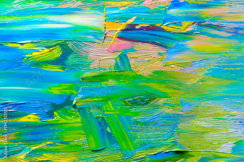 Fototapeta Naklejka Na Ścianę i Meble -  Oil paints background art abstract .Colorful texture. Brushstrokes paint