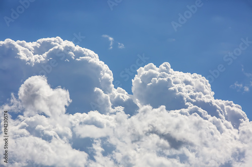 Blue sky and clouds