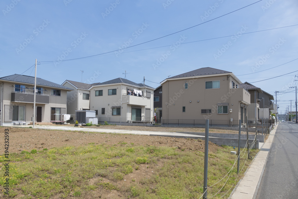 宅地造成　大規模住宅分譲地　イメージ　東京郊外