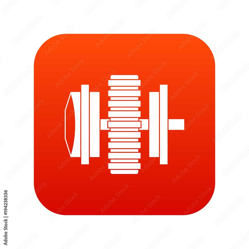 Repair thing icon digital red Repair thing icon digital red