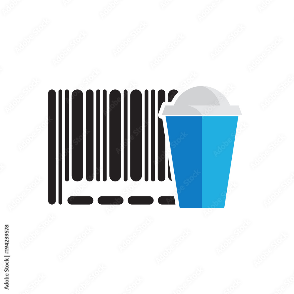 Drink Barcode Logo Icon Design Drink Barcode Logo Icon Design