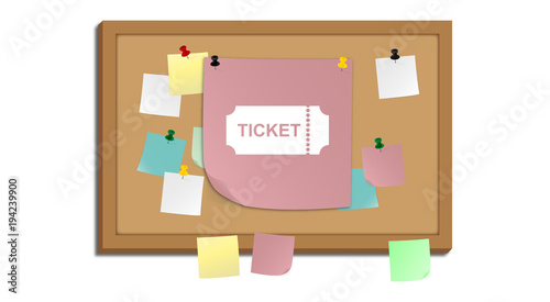 Pinnwand - Ticket