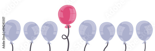 Luftballon Banner - besonderer Ballon