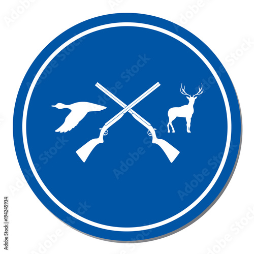 Hunting club logo icon
