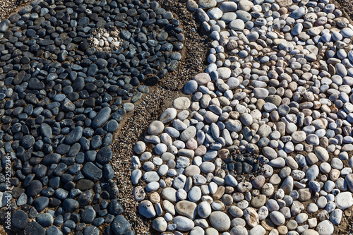 Yin and yang of stones