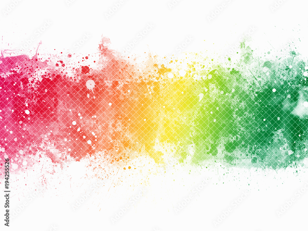     Colorful Abstract Artistic Watercolor Paint Background 
