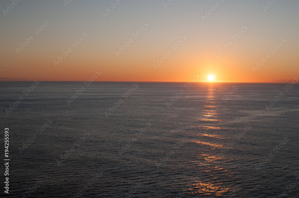 Fototapeta premium Sonnenuntergang vor Ponta do Sol