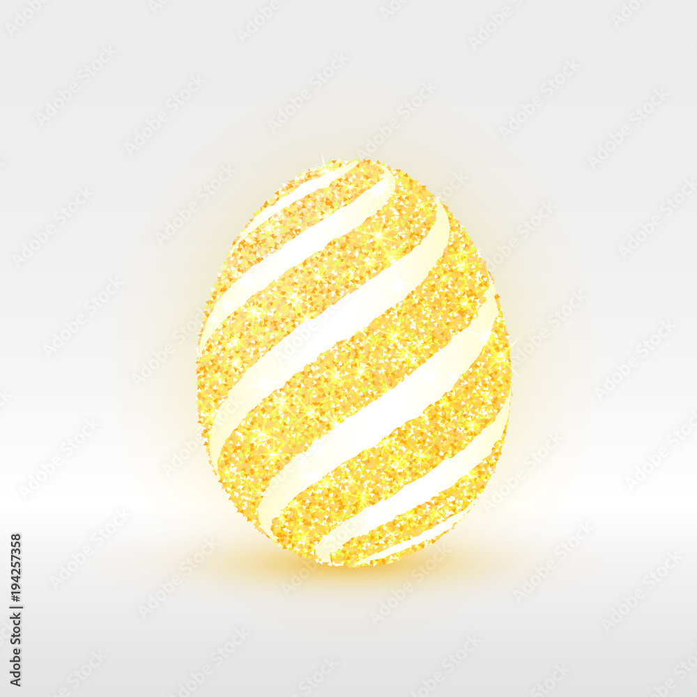 Set of Easter Eggs. Royal Egg. Vector illustration