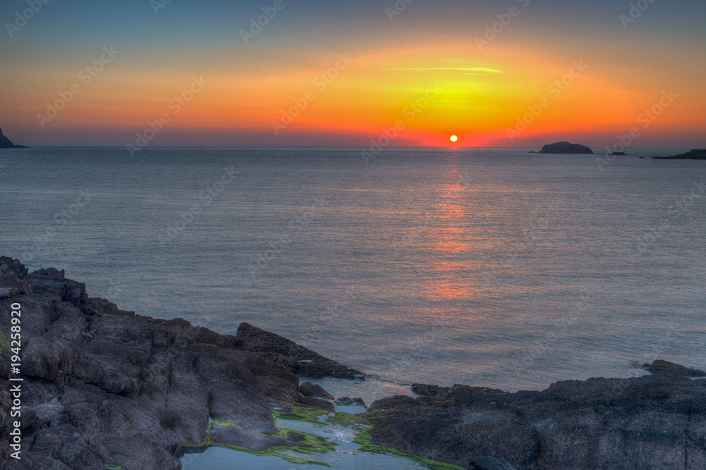 Fototapeta premium Sonnenuntergang in Glaise Bheag, Dingle