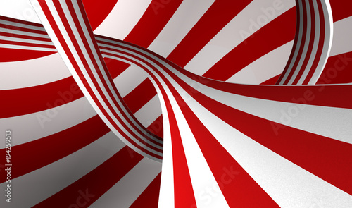 Stylish red and white stripes abstract background