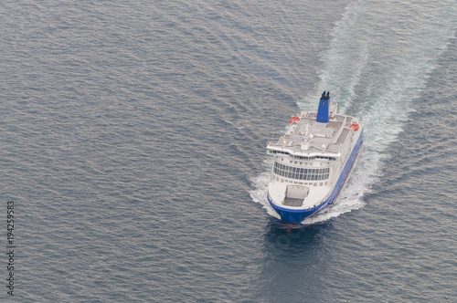 DFDS seaways ferry channel crossing from Calais to Dover photo