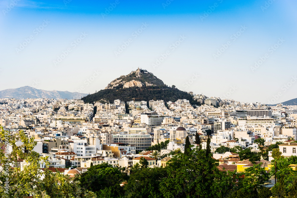 view of Buildings around Athens city, Greece