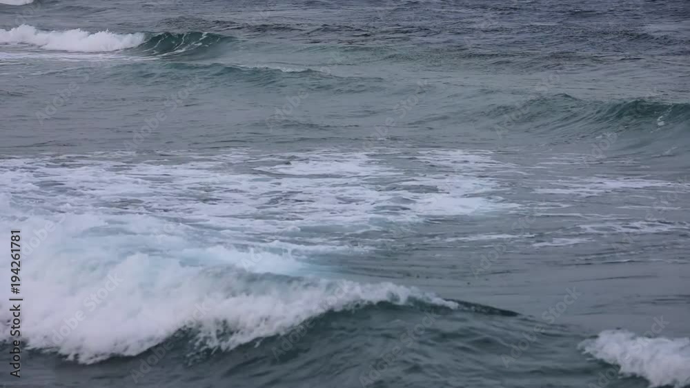 Sea waves close up at stormy day Sea waves close up at stormy day