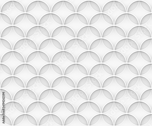 3d rendering. seamless Abstract overlay gray Circle pattern wall background.