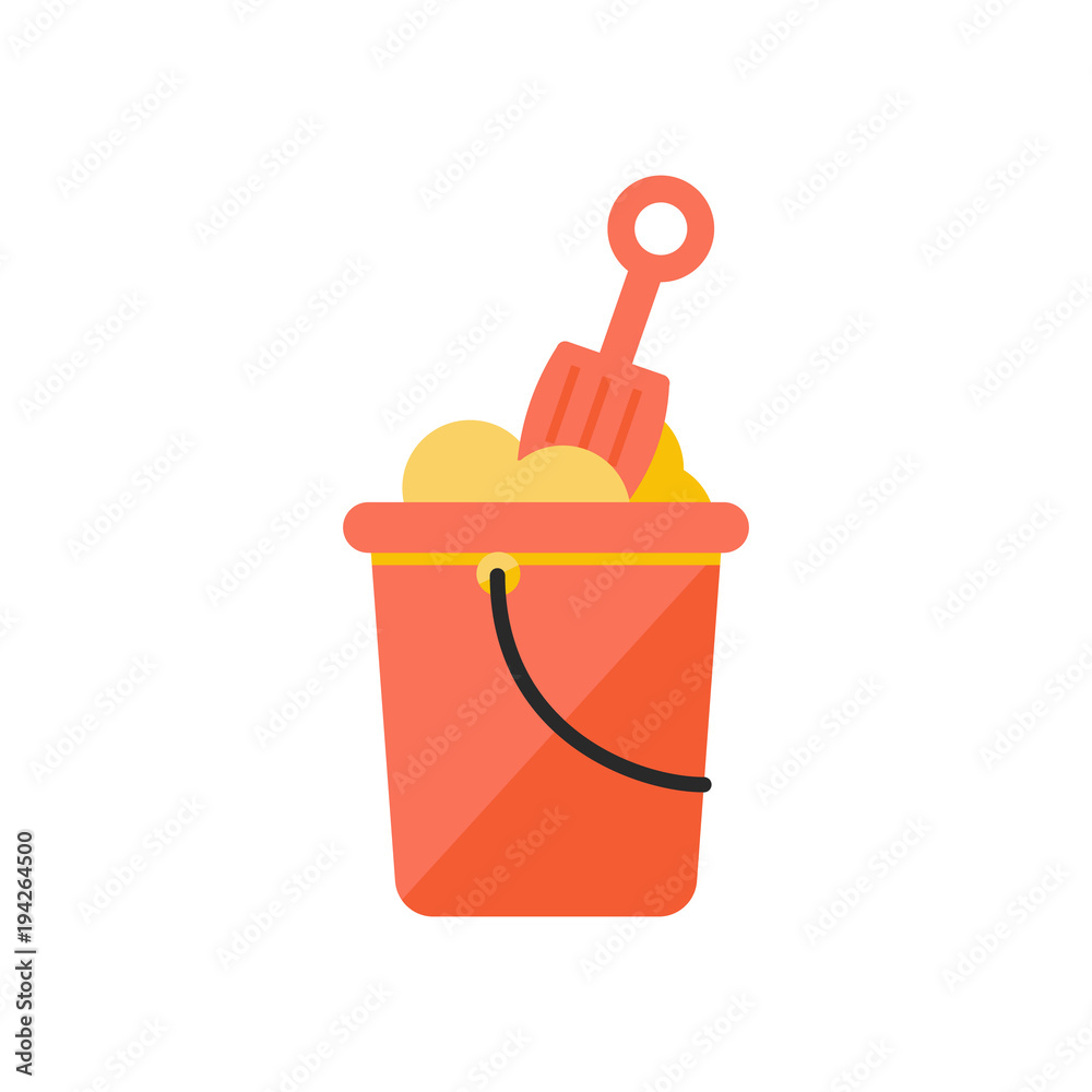 Kid bucket and shovel Kid bucket and shovel