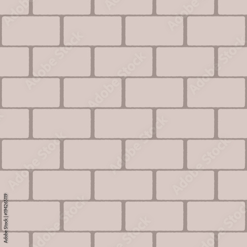 Beige seamless pattern imitating a brick wall