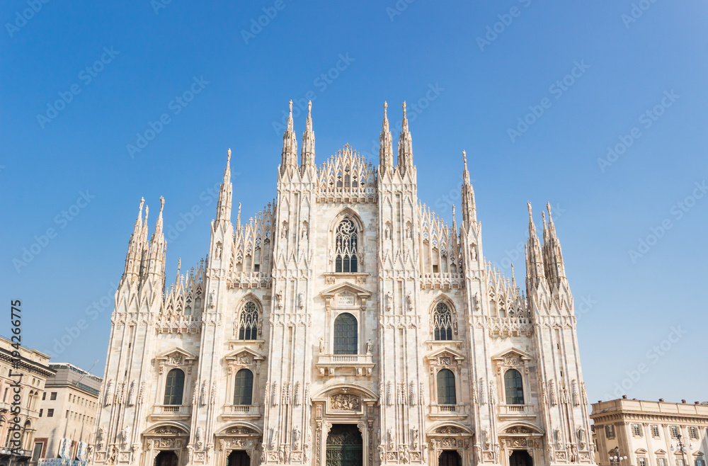Milan Cathedral, Duomo di Milano, one of the largest churches in the world