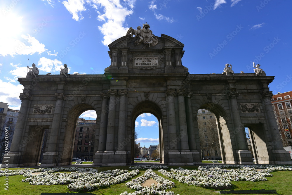 Obraz premium マドリッドの闘牛場と美術館