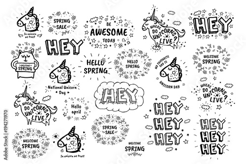 Vector cartoon sketch illustration