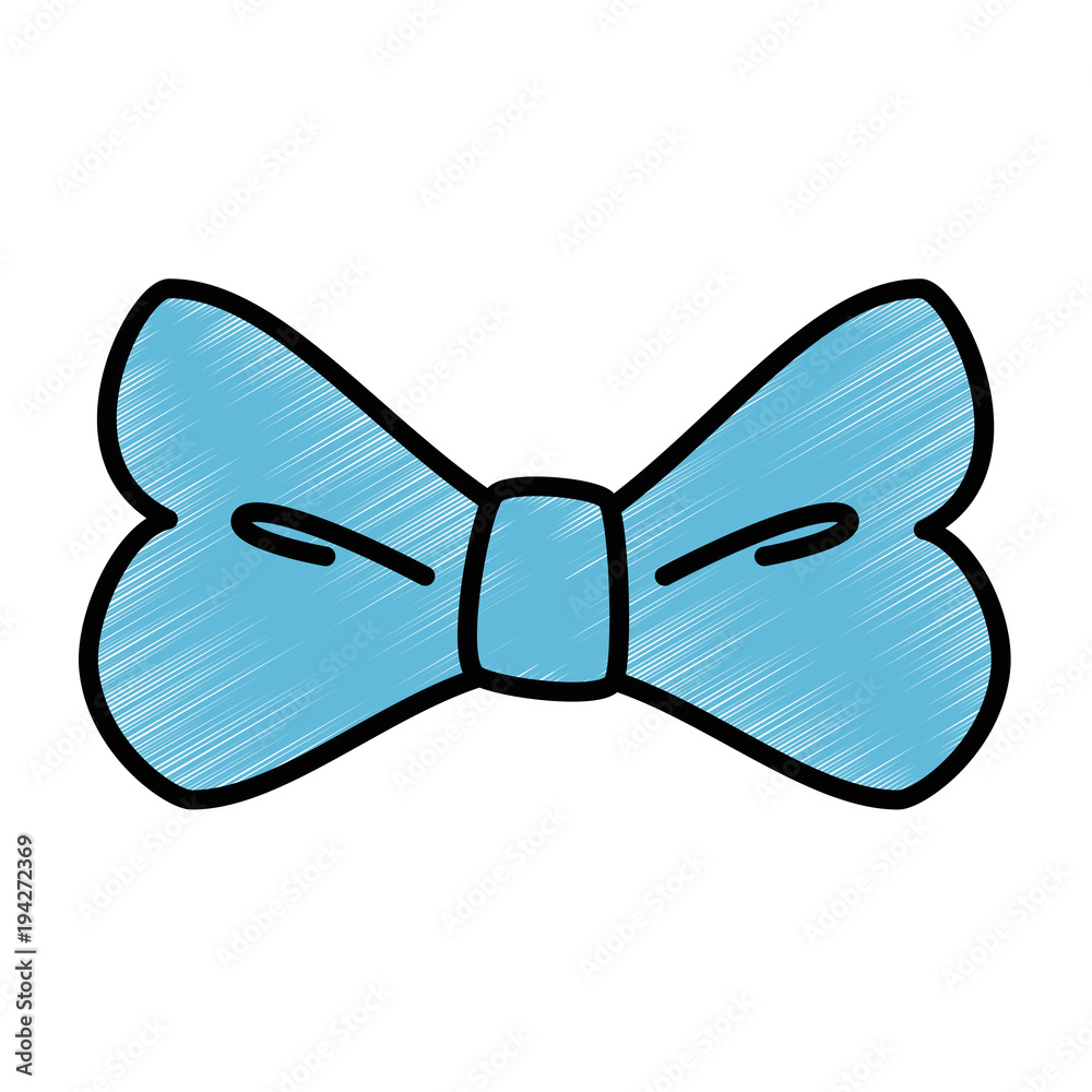 decorative bow icon over white background vector illustration decorative bow icon over white background vector illustration