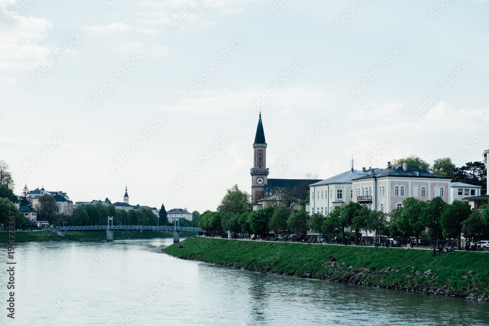 Obraz premium Salzburg at sunny day