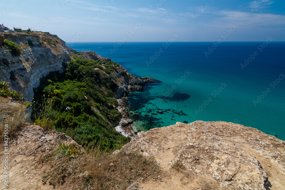 Fototapeta premium cliff in Fiolente/ view of the cliff in Fiolente, Sevastopol