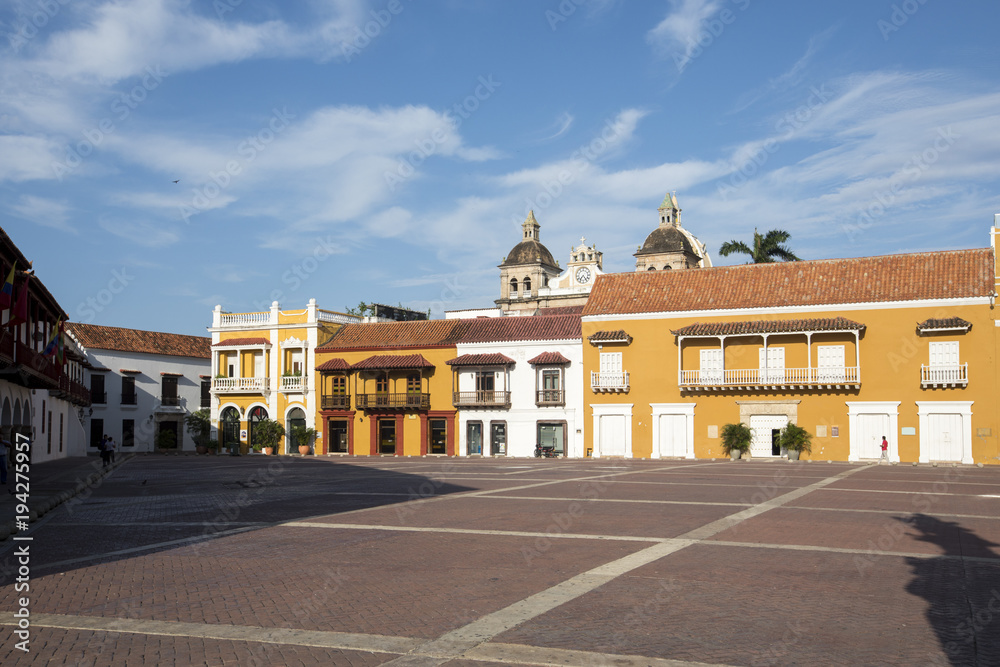 Aduana square, Cartagena de Indias, Colombia