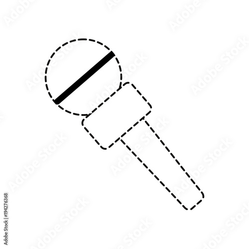 Journalist microphone icon