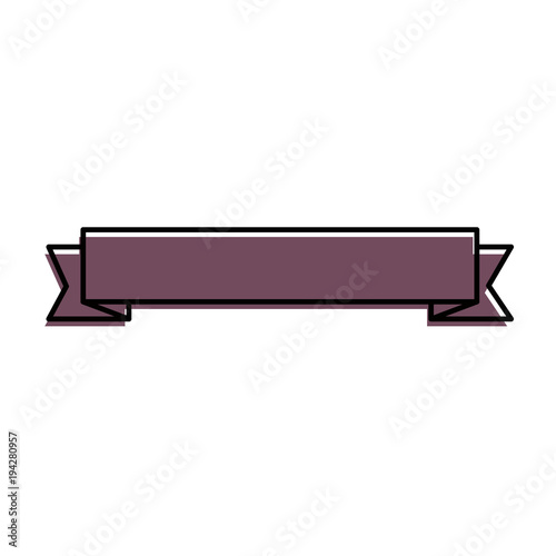 ribbon frame isolated icon vector illustration design