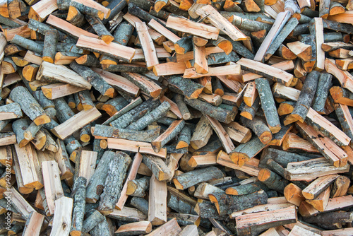 texture chopped wood firewood