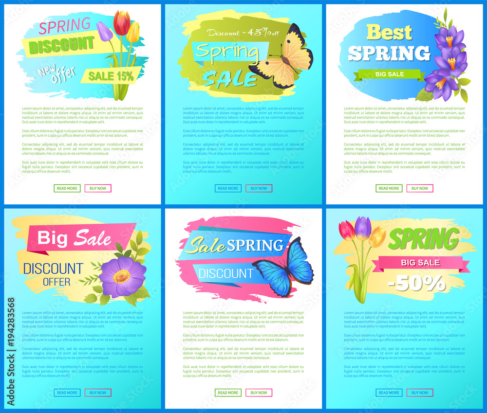 Spring Big Sale Discount New Offer Premium Posters