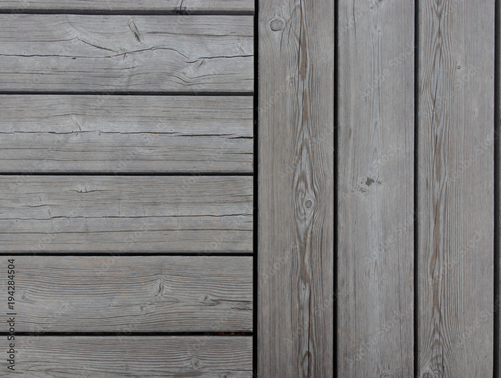 Wooden planks used as flooring Wooden planks used as flooring