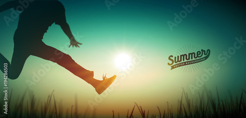 Contre-jour vectoriel 1