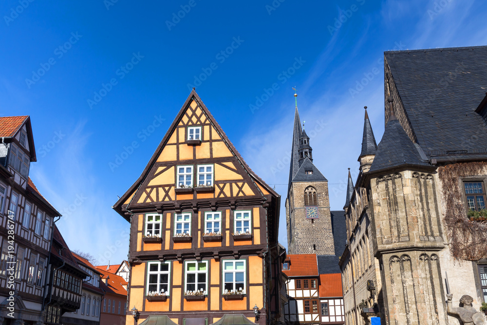 historic buildings quedlinburg germany