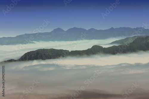 Berg und Tal im Nebel © Andrea Geiss