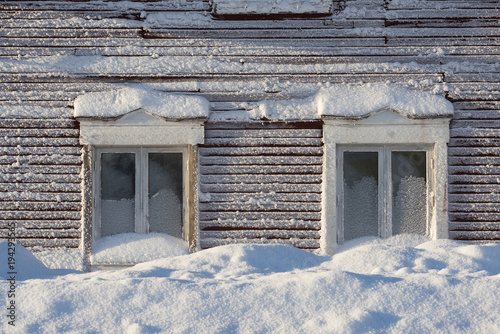the winter in swedish Lapland