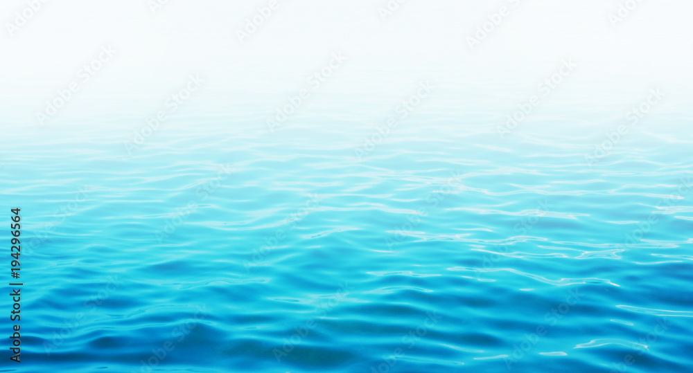 Fototapeta Niebieskie tło wody morskiej