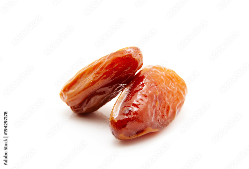 Dates isolated on white background Dates isolated on white background