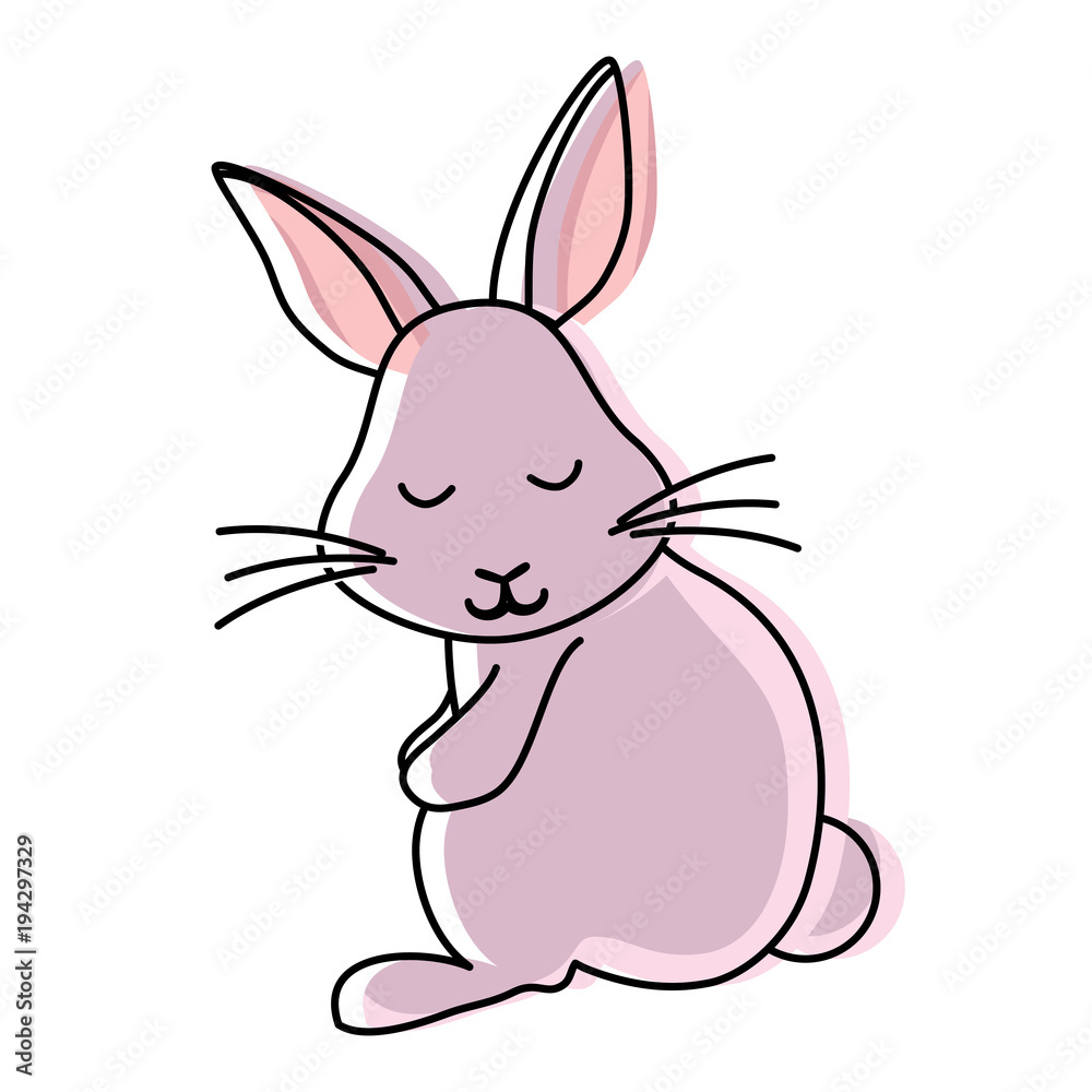 Cute bunny icon Cute bunny icon
