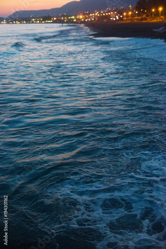 Evening at Alanya coast, Tu...