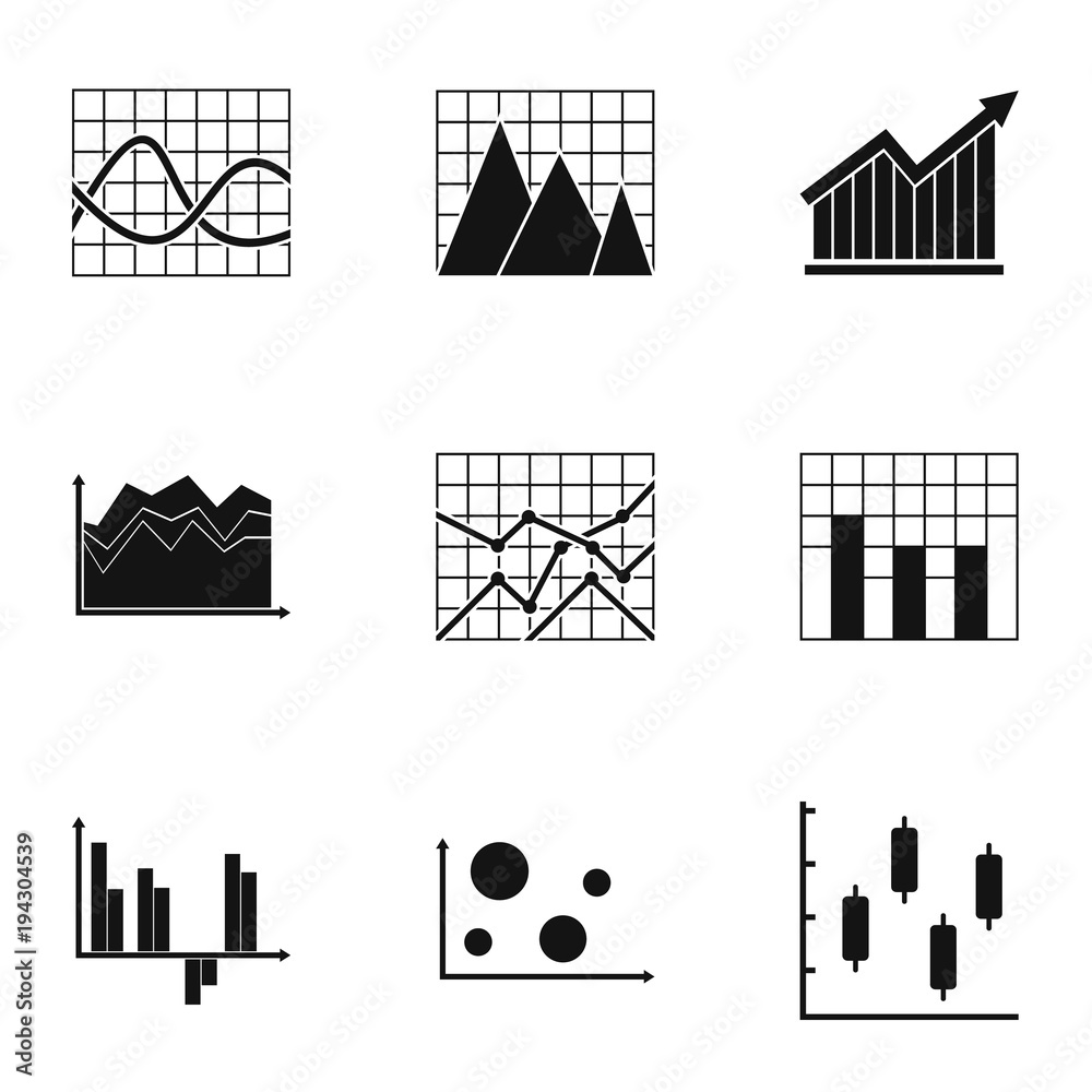 Infographic icons set. Simple set of 9 infographic vector icons for web isolated on white background Infographic icons set. Simple set of 9 infographic vector icons for web isolated on white background
