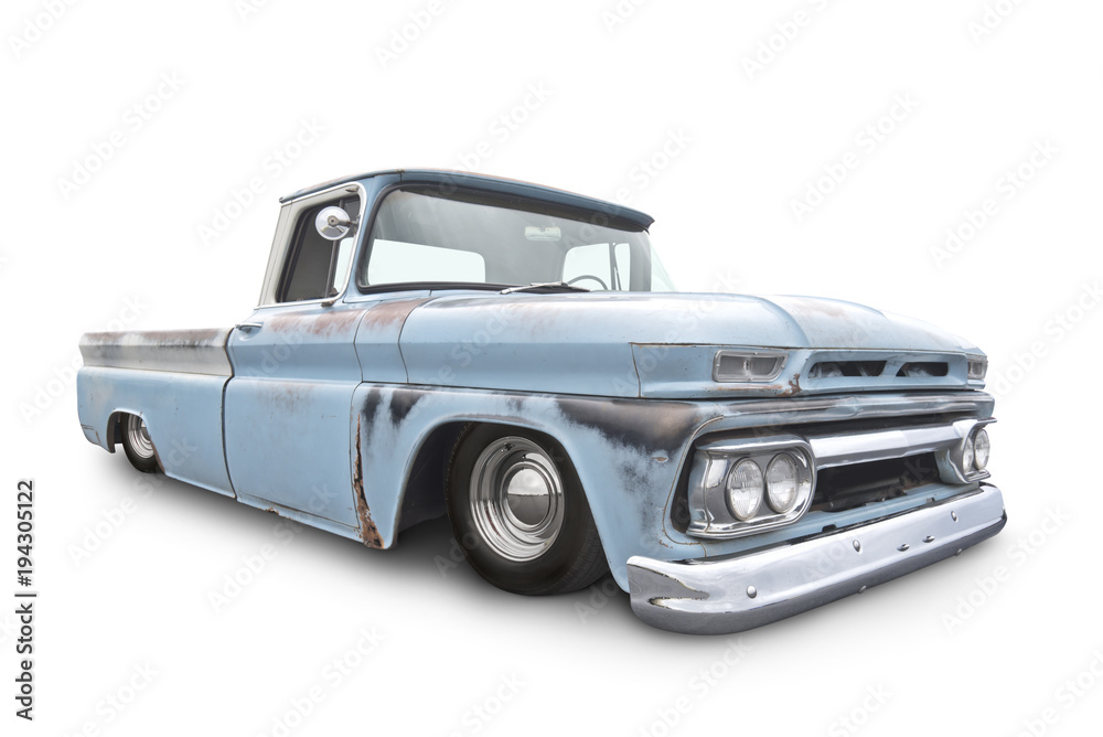 Old Blue Pickup Truck