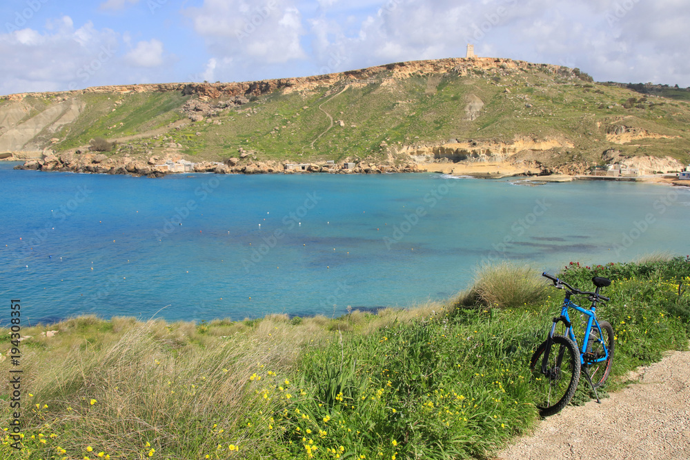 Gnejna Bucht, Malta, Radwandern, Mountaibike