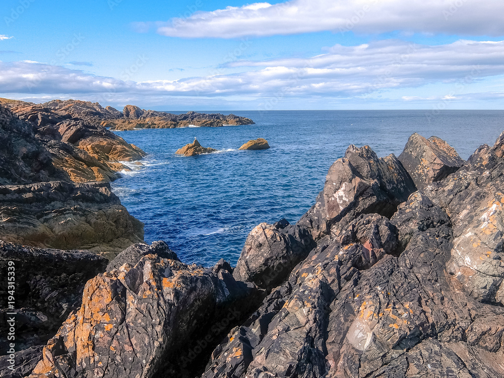 Scotland coastal landscape