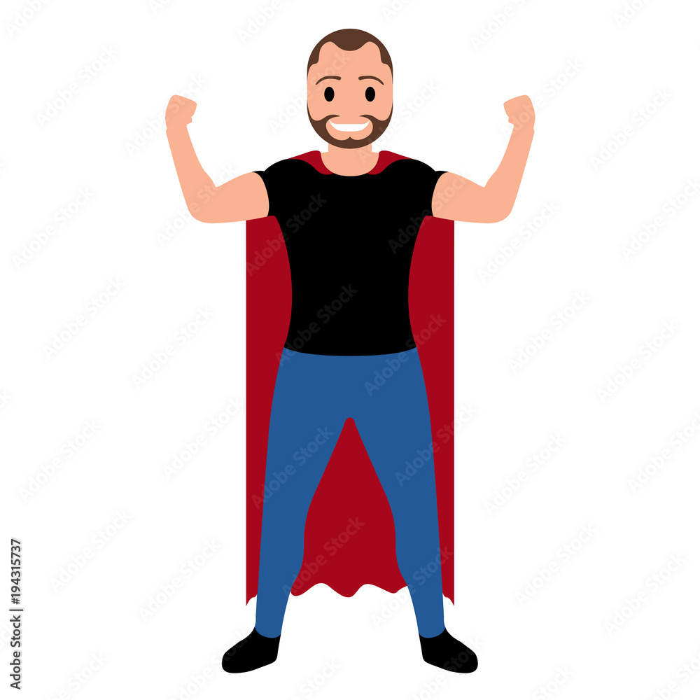 Superdad cartoon character Superdad cartoon character