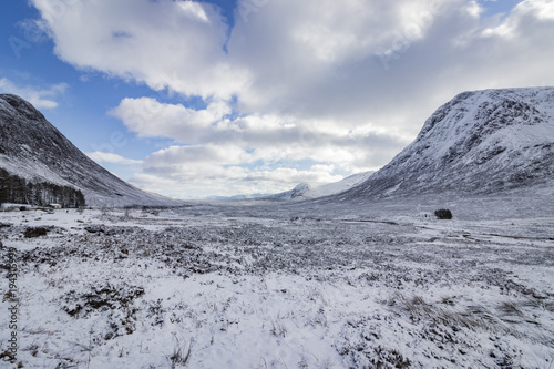 Glen Coe, Scotland, IN winter photo